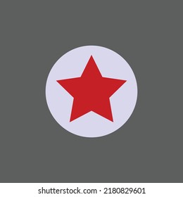 Star icon vector flat design illustration