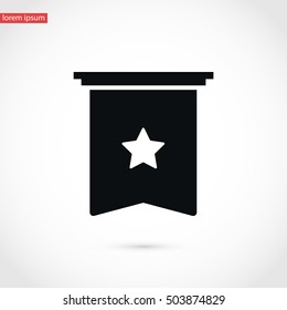 star icon vector, flat design best vector icon