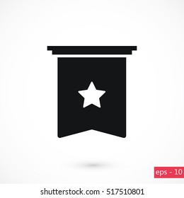 star icon vector, flat design best vector icon