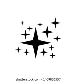 Star icon vector flat style.