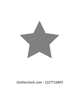 Star icon vector. Flat icon star symbol