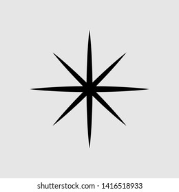 Star Icon Vector - Flat and Trendy Sign / Symbol Illustration.