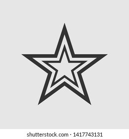 Star Icon Vector - Flat and Trendy Sign / Symbol Illustration.
