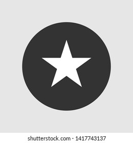 Star Icon Vector - Flat and Trendy Sign / Symbol Illustration.