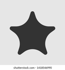 Star Icon Vector - Flat and Trendy Sign / Symbol Illustration.
