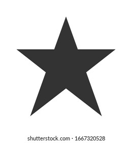 	
Star icon vector flat in trendy design