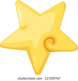 star icon vector Illustration