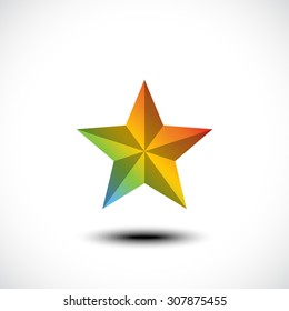 Star icon. Vector illustration