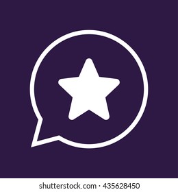 Star icon. Vector illustration