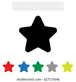 star icon. vector illustration