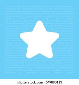 star icon. vector illustration