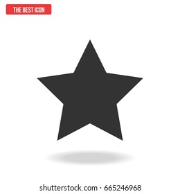 Star icon, Vector illustration.