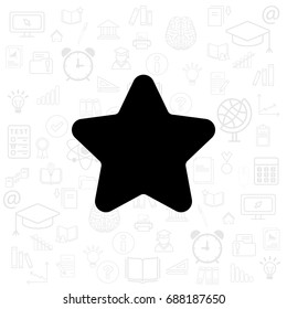 star icon. vector illustration