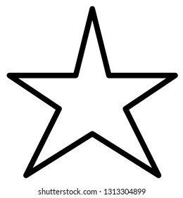 Star icon vector illustration, icon of star background