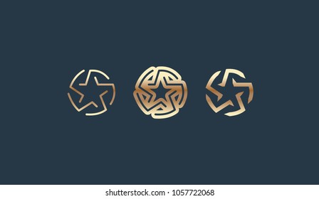 Star icon vector illustration design logo