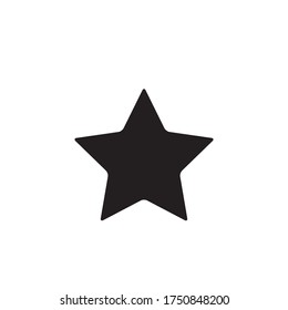 Diseño de iluminación de vectores de iconos de estrella