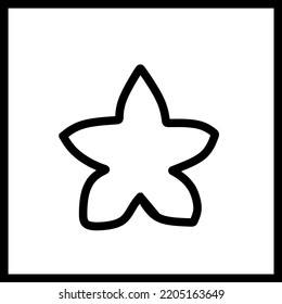 star icon vector illustration and design