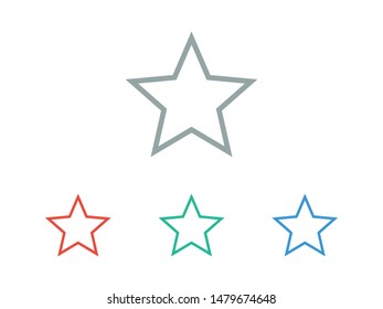 Star icon vector illustration EPS10