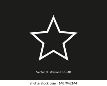 Star icon vector illustration EPS10