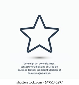 Star icon vector illustration EPS10