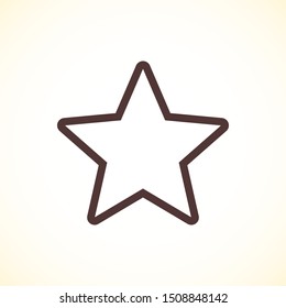 Star icon vector illustration EPS10