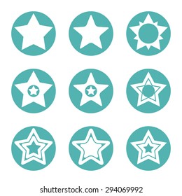 Star icon vector illustration isolated on white background