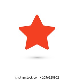 Star icon vector illustration. Linear symbol with thin outline. The thickness is edited. Minimalist style.