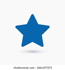 Star icon vector illustration. Linear symbol with thin outline. The thickness is edited. Minimalist style.