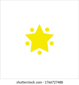 star icon vector illustration logo template