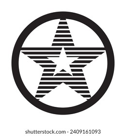 star icon vector illustration logo design