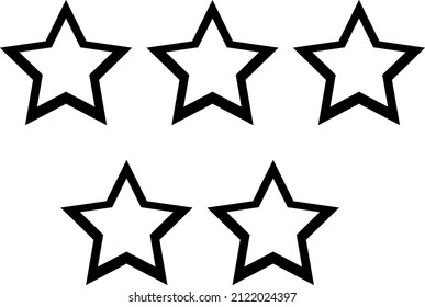 Star Icon vector illustration on white background..eps
