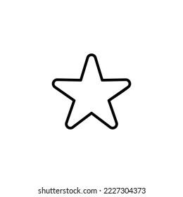 Star Icon vector illustration. rating sign and symbol. favourite star icon