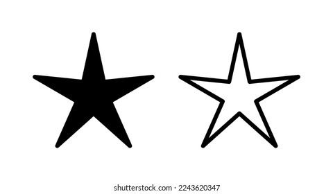 Star Icon vector illustration. rating sign and symbol. favourite star icon