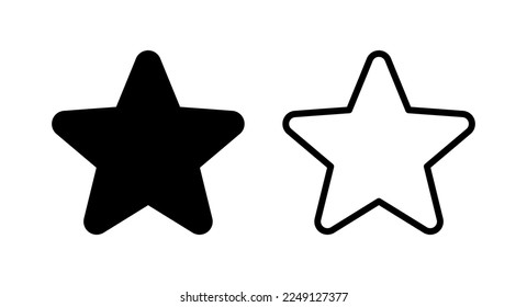 Star Icon vector illustration. rating sign and symbol. favourite star icon