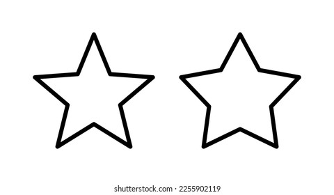 Star Icon vector illustration. rating sign and symbol. favourite star icon