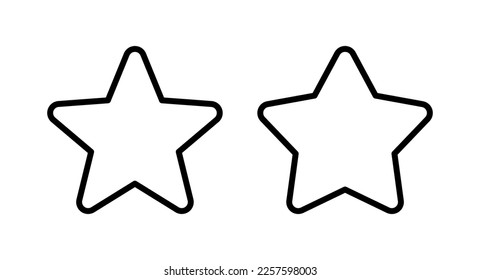 Star Icon vector illustration. rating sign and symbol. favourite star icon