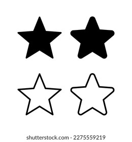 Star Icon vector illustration. rating sign and symbol. favourite star icon