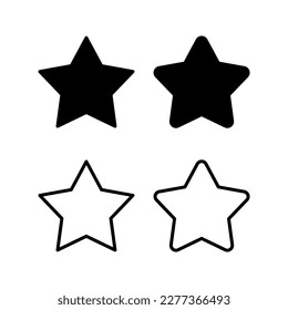 Star Icon vector illustration. rating sign and symbol. favourite star icon