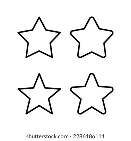 Star Icon vector illustration. rating sign and symbol. favourite star icon