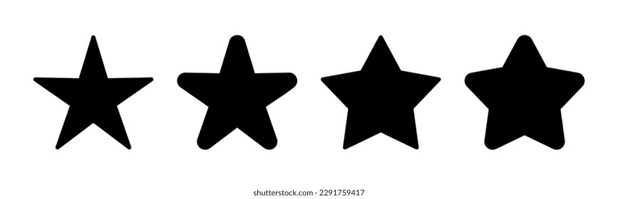 Star Icon vector illustration. rating sign and symbol. favourite star icon