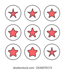 Star Icon vector illustration. rating sign and symbol. favourite star icon