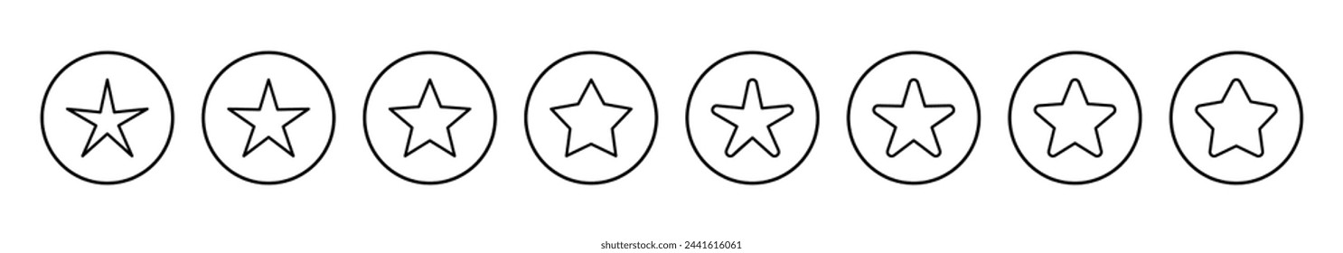 Star Icon vector illustration. rating sign and symbol. favourite star icon