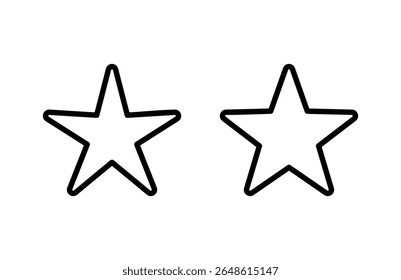 Star Icon vector illustration. rating sign and symbol. favourite star icon