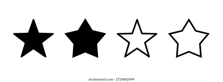 Star Icon vector illustration. rating sign and symbol. favourite star icon