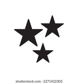 Símbolo de ilustración del vector de icono de estrella