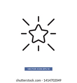 star icon vector illustration template