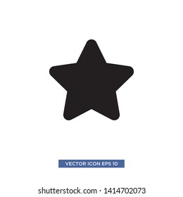 star icon vector illustration template
