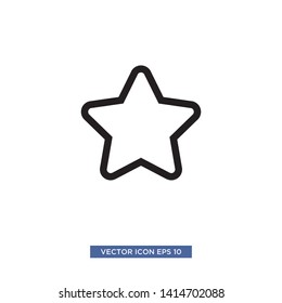 star icon vector illustration template