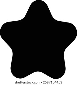 star icon vector ilustrasi silhouette