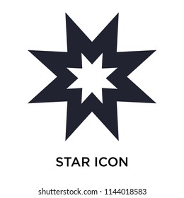 Star icon vector isolated on white background for your web and mobile app design, Star logo concept